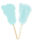 Jumbo Baby Feet Lollipops - Blue: 12-Piece Box