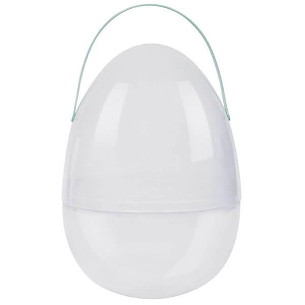 Jumbo Clear Plastic Easter Egg with Handle: 10-Inch - Candy Warehouse