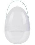 Jumbo Clear Plastic Easter Egg with Handle: 10-Inch - Candy Warehouse