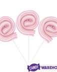 Jumbo Marshmallow Roller Pops - Pink: 18-Piece Box