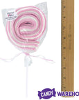 Jumbo Marshmallow Roller Pops - Pink: 18-Piece Box