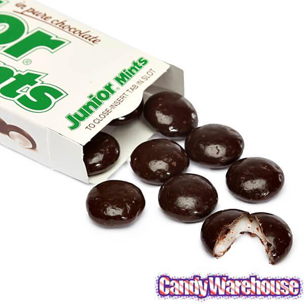 Junior Mints Candy 1.84-Ounce Packs: 24-Piece Box - Candy Warehouse