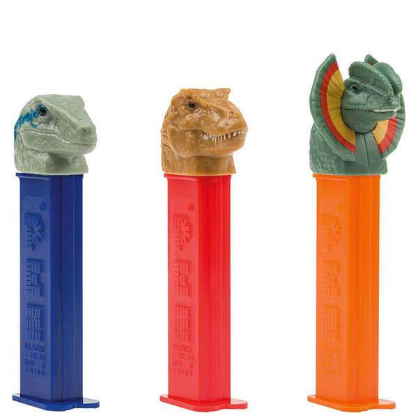 Jurassic World Dinosaur PEZ Candy Packs: 12-Piece Display