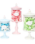 Just Desserts Pedestal Candy Jars: Set of 3 - Candy Warehouse