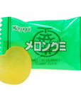 Kasugai Melon Gummy Candy: 24-Piece Bag