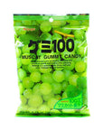 Kasugai Muscat White Grape Gummy Candy: 20-Piece Bag