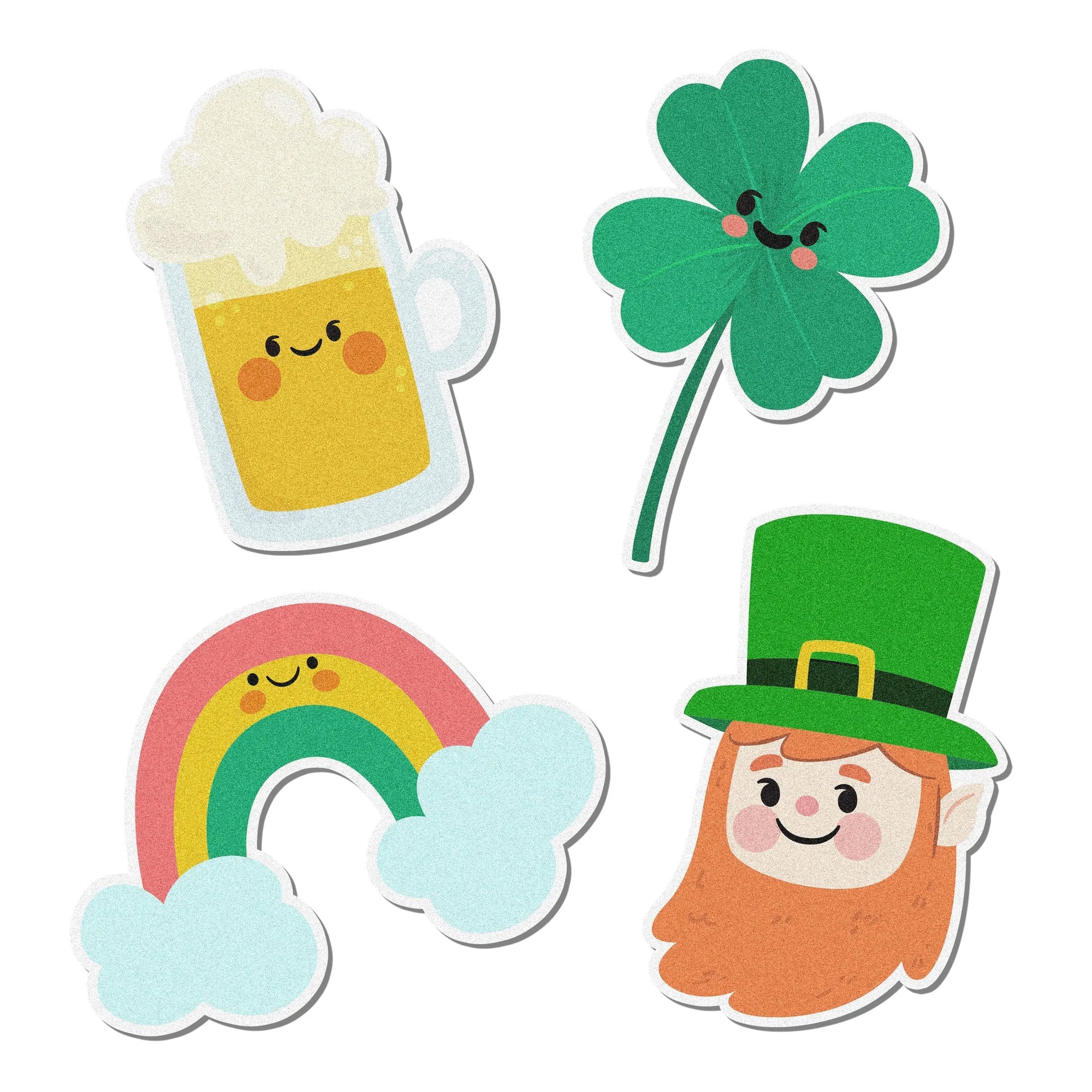 Sprinkle Pop Kawaii St. Patty&#39;s Day Edible Cupcake Toppers