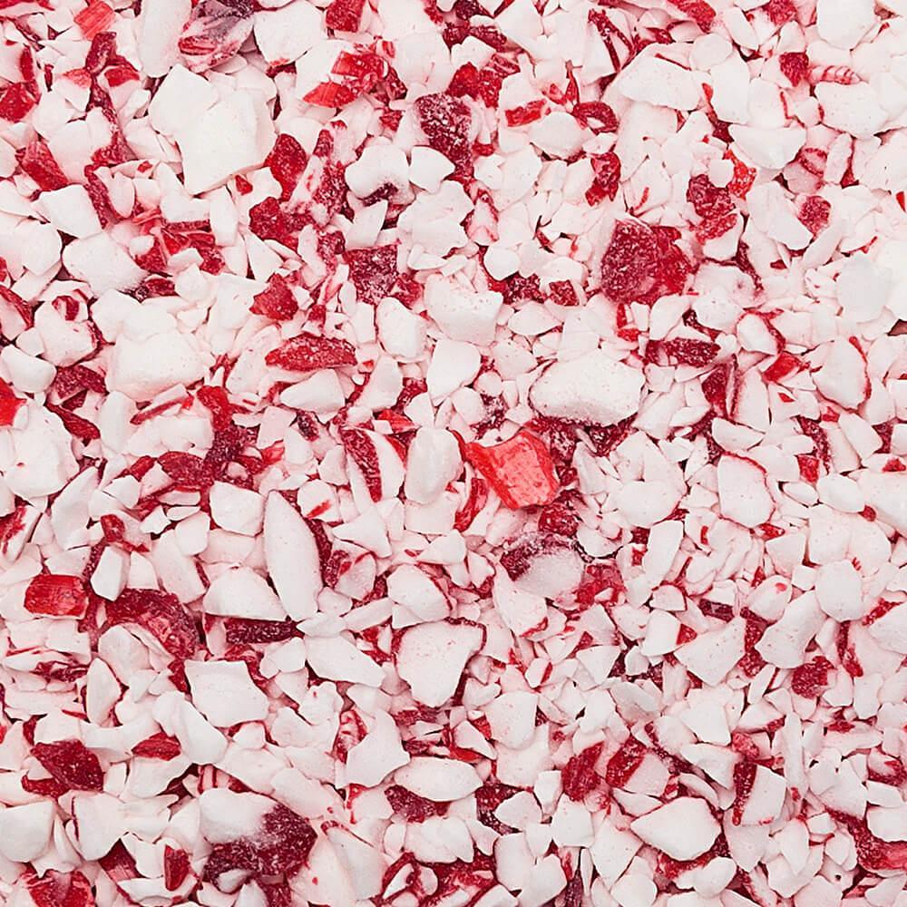 King Leo Crushed Peppermint Candy Cane Bits: 5LB Bag - Candy Warehouse