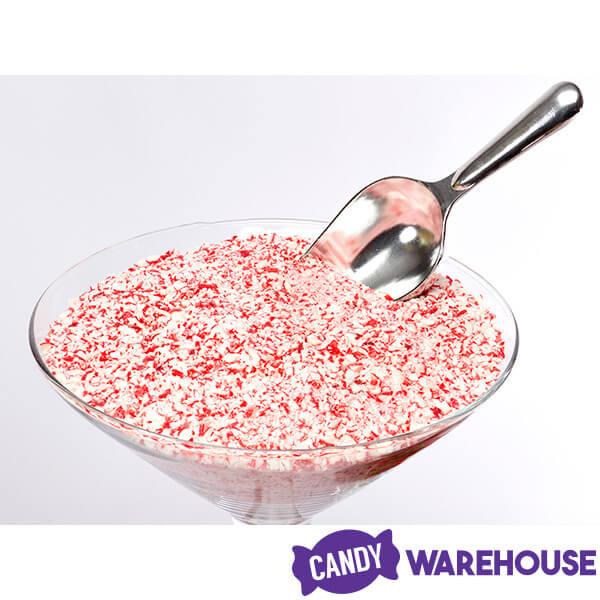 King Leo Crushed Peppermint Candy Cane Bits: 5LB Bag - Candy Warehouse