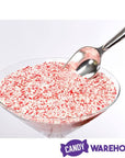 King Leo Crushed Peppermint Candy Cane Bits: 5LB Bag - Candy Warehouse