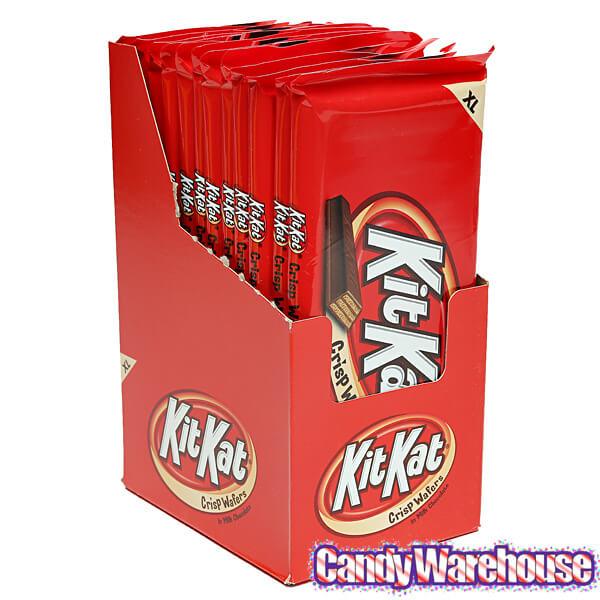 Kit Kat 4.5-Ounce Jumbo Candy Bars: 12-Piece Box - Candy Warehouse