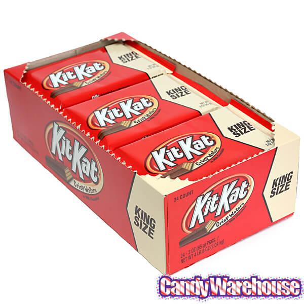 Kit Kat King Size Candy Bars: 24-Piece Box - Candy Warehouse