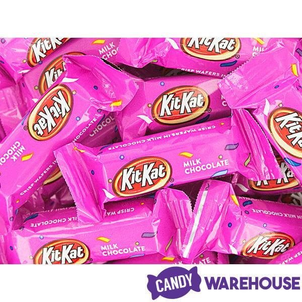 Kit Kat Miniatures Candy - Pink: 55-Piece Bag - Candy Warehouse