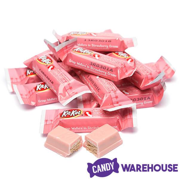 Kit Kat Miniatures Candy - Strawberry: 10-Ounce Bag - Candy Warehouse