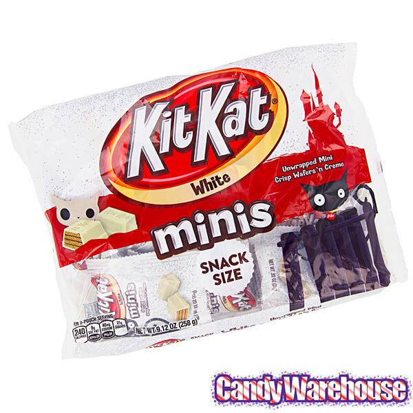 Kit Kat White Minis Snack Size Packs: 10-Piece Bag - Candy Warehouse