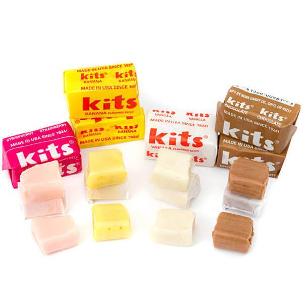 Kits Taffy Candy: 100-Piece Box - Candy Warehouse