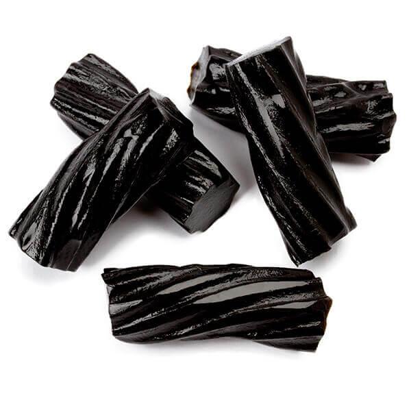 Kookaburra Cut Licorice - Black: 12-Ounce Tub - Candy Warehouse