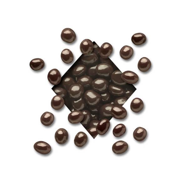 Koppers Chocolate Covered Espresso Coffee Beans - Raspberry: 5LB Bag - Candy Warehouse