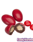 Koppers Chocolate Jordan Almonds - Red: 5LB Bag