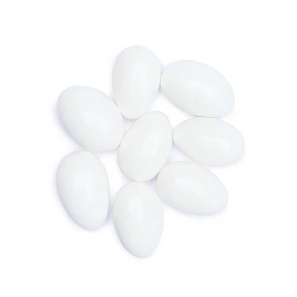 Koppers Chocolate Jordan Almonds - White: 5LB Bag | Candy Warehouse