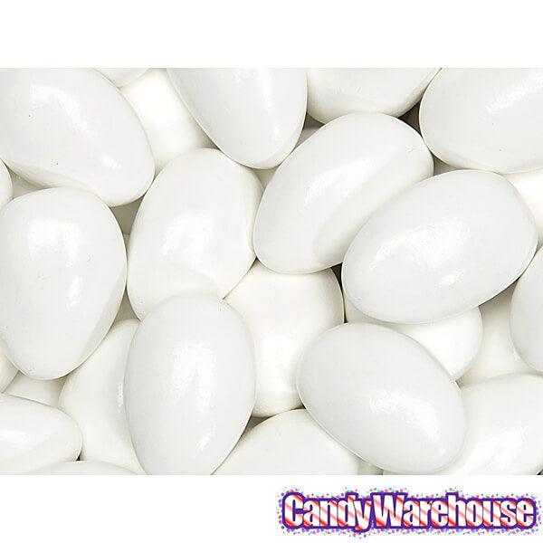 Koppers Chocolate Jordan Almonds - White: 5LB Bag - Candy Warehouse