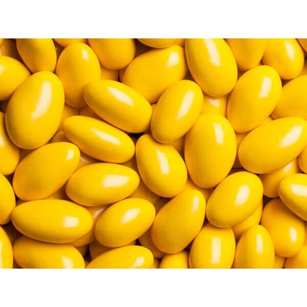 Koppers Chocolate Jordan Almonds - Yellow: 5LB Bag - Candy Warehouse