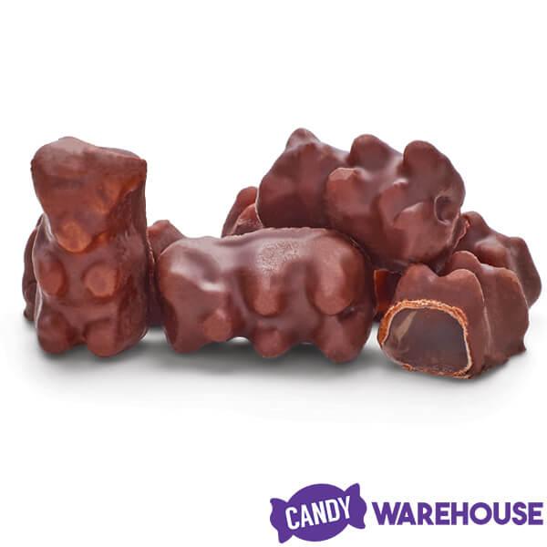 Koppers Milk Chocolate Covered Gummi Bears: 1LB Jar - Candy Warehouse