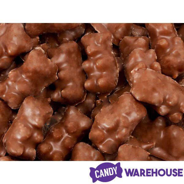 Koppers Milk Chocolate Covered Gummi Bears: 1LB Jar - Candy Warehouse