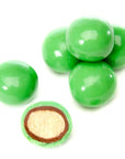 Koppers Milk Chocolate Covered Malt Balls - Light Green: 5LB Bag