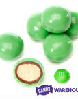 Koppers Milk Chocolate Covered Malt Balls - Light Green: 5LB Bag