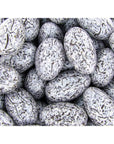 Koppers Silver Pearlescence Dark Chocolate Jordan Almonds: 5LB Bag - Candy Warehouse