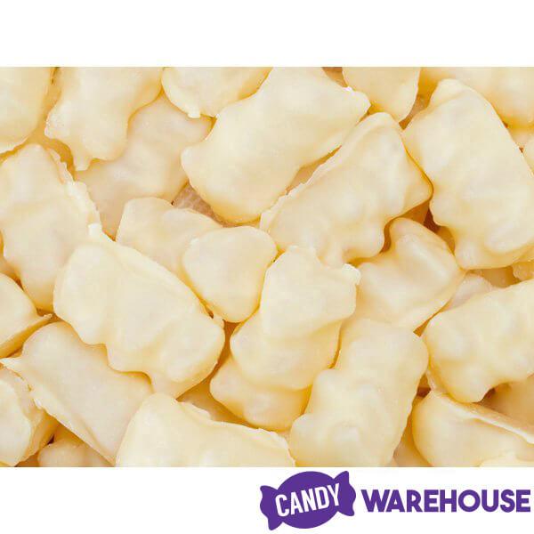 Koppers White Chocolate Covered Gummi Bears: 8LB Case - Candy Warehouse