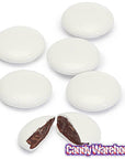 Koppers White Mint Dark Chocolate Discs: 5LB Bag - Candy Warehouse