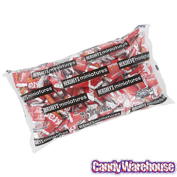 Krackel Miniatures Candy Bars: 4LB Bag - Candy Warehouse