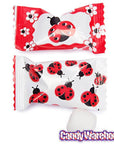 Lady Bug Wrapped Butter Mint Creams: 300-Piece Case - Candy Warehouse