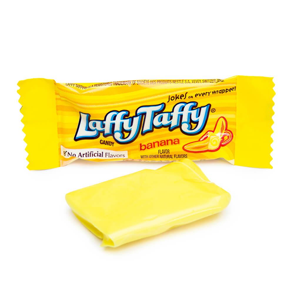 Laffy Taffy Candy - Banana: 145-Piece Tub - Candy Warehouse