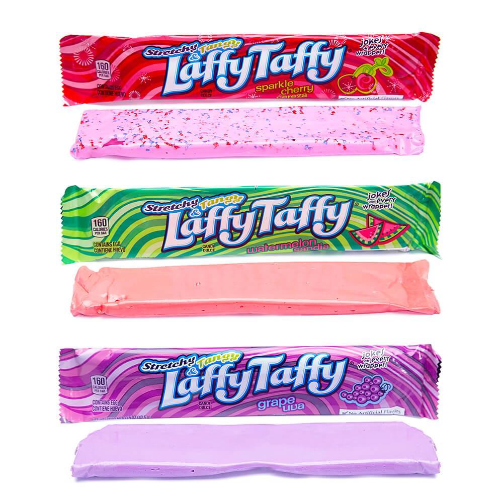 Laffy Taffy Candy Bars Assortment: 24-Piece Box - Candy Warehouse