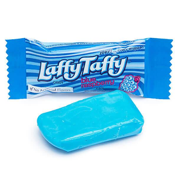 Laffy Taffy Candy - Blue Raspberry: 145-Piece Tub - Candy Warehouse