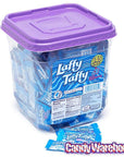 Laffy Taffy Candy - Blue Raspberry: 145-Piece Tub - Candy Warehouse