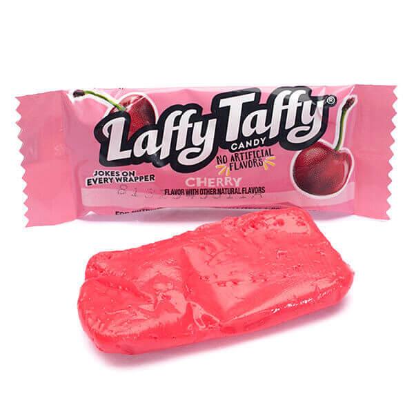 Laffy Taffy Candy - Cherry: 145-Piece Tub - Candy Warehouse