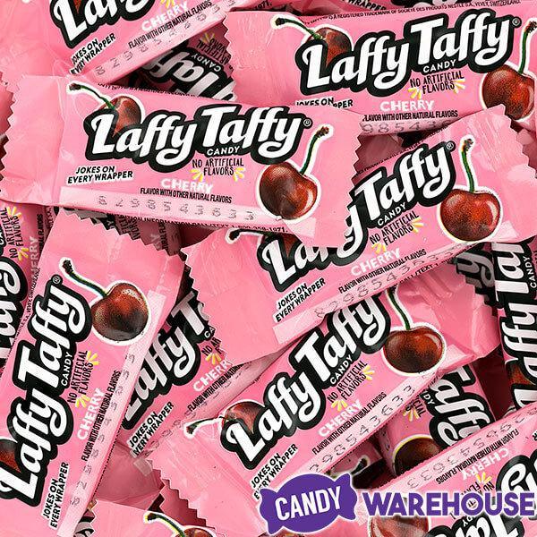 Laffy Taffy Candy - Cherry: 145-Piece Tub - Candy Warehouse