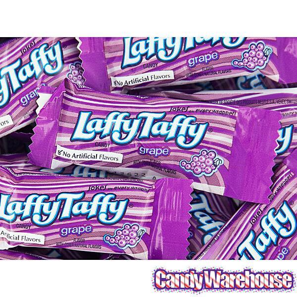 Laffy Taffy Candy - Grape: 145-Piece Tub - Candy Warehouse