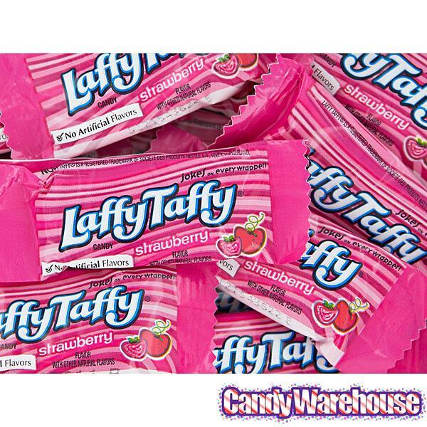 Laffy Taffy Candy - Strawberry: 145-Piece Tub - Candy Warehouse