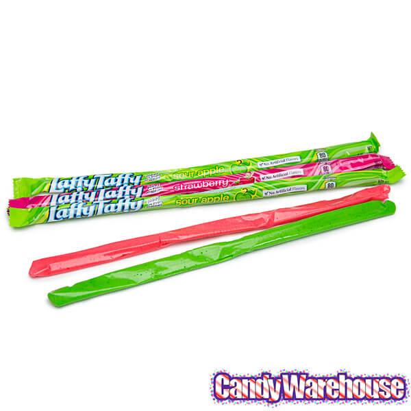 Laffy Taffy Rope Candy - Assorted: 48-Piece Tube - Candy Warehouse