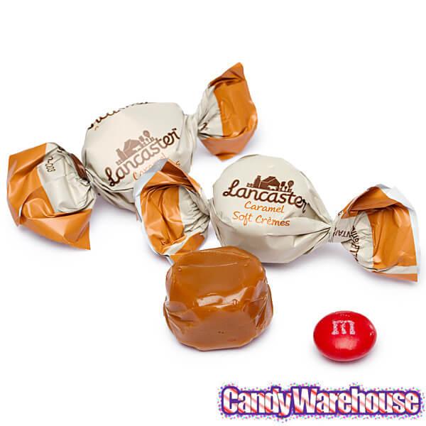 Lancaster Caramel Soft Cremes Candy: 8-Ounce Bag - Candy Warehouse