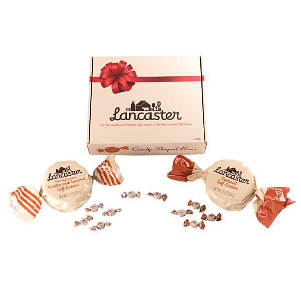 Lancaster Soft Cremes - Caramel and Vanilla - Caramel Candy Packs: 2-Piece Gift Box - Candy Warehouse