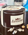 Lancaster Soft Cremes - Caramel, Vanilla, and Butterscotch - Caramel Candy: 2.5LB Gift Tin - Candy Warehouse