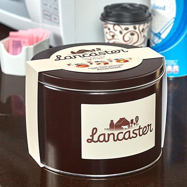 Lancaster Soft Cremes - Caramel, Vanilla, and Butterscotch - Caramel Candy: 2.5LB Gift Tin - Candy Warehouse