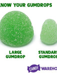 Large Gumdrops Candy: 24-Ounce Tub