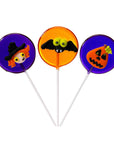 Large Halloween Hard Candy Lollipops: 12-Piece Pack